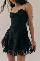For Love & Lemons Coco Lace Sleeveless Mini Dress