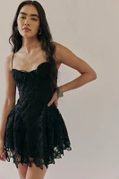 For Love & Lemons Coco Lace Sleeveless Mini Dress
