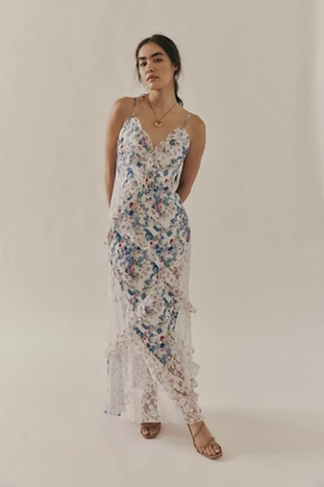 For Love & Lemons Josalyn Maxi Dress