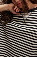 Classic Striped Short-Sleeve Crewneck