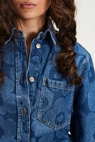 Mari Vaihe Unikko Denim Button-Up Shirt