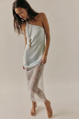 Shona Joy Labyrinth Lace One Shoulder Dress