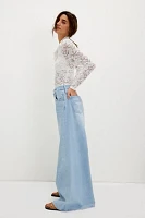 CRVY Pacifica Wide-Leg Jeans