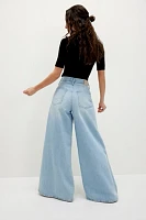 CRVY Pacifica Wide-Leg Jeans