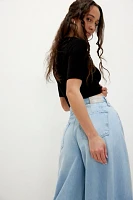 CRVY Pacifica Wide-Leg Jeans