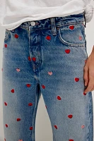 We The Free Deep Trance Embroidered Dropped Boyfriend Jeans