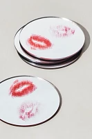 Kiss Mirror Coasters Set