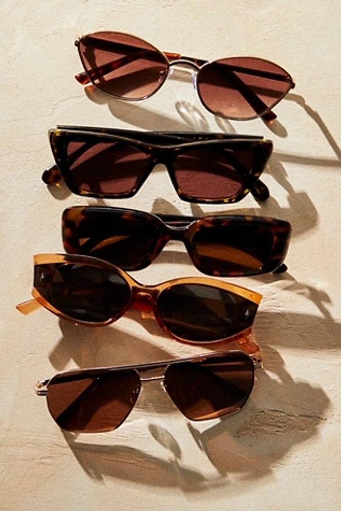 Piper Polarized Aviator Sunglasses
