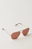 Piper Polarized Aviator Sunglasses