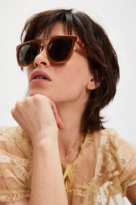 Chloe Polarized Aviator Sunglasses