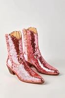 Chameleon Sequin Boots