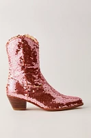 Chameleon Sequin Boots