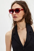 Bombshell Embellished Cat-Eye Sunglasses