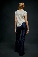 Nightcap Burn Out Velvet Flare Pants