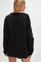 Found Studded Long-Sleeve Tee