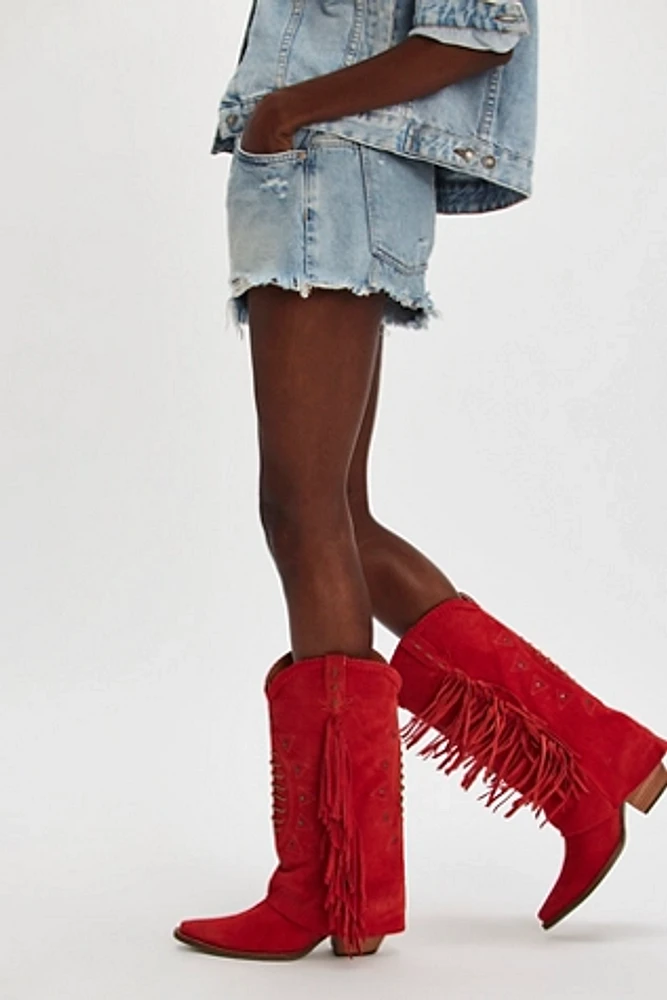 Spirit Trail Fringe Boots