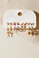 Double Heart Stud Set