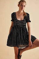 Daisy Dots Mini Dress