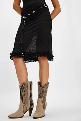 Feather Heel Boots