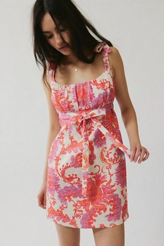 Anna Sui Tie Mini Dress