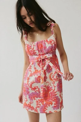 Anna Sui Tie Mini Dress