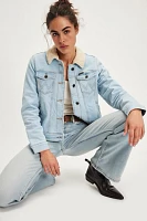 Wrangler Western Sherpa Denim Jacket