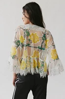 Anna Sui V-Neck Blouse