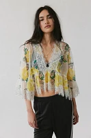 Anna Sui V-Neck Blouse
