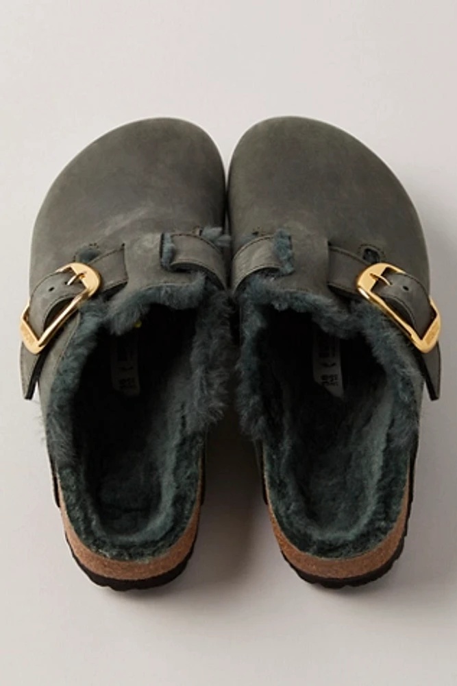 Boston Big Buckle Shearling Birkenstock