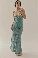 PatBo Camila Crochet Embroidered Dress
