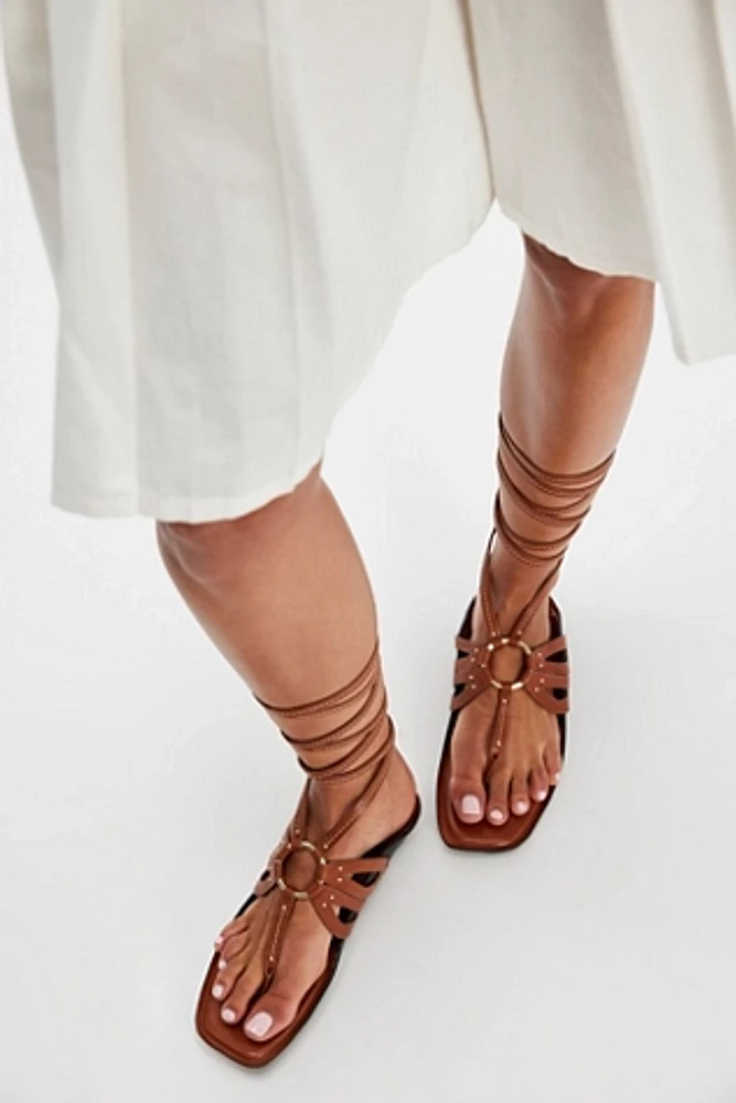 Dragonfly Wrap Sandals