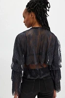 Nigel Preston Lace Cape Shirt