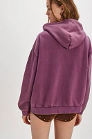 Found Motif Zip-Up Hoodie