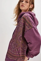 Found Motif Zip-Up Hoodie