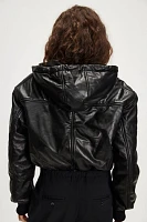 Oval Square Tempo Leather Jacket