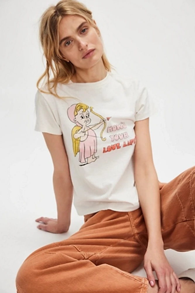 RE/DONE Classic Love Life Tee