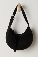 Sina Suede Shoulder Bag