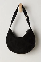 Sina Suede Shoulder Bag