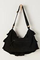 Rae Ruffle Shoulder Bag