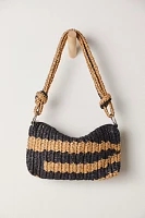 Santorini Straw Shoulder Bag