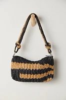 Santorini Straw Shoulder Bag