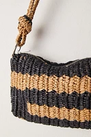 Santorini Straw Shoulder Bag