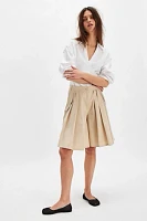 City Everly Linen Trouser Shorts
