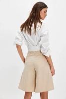 City Everly Linen Trouser Shorts