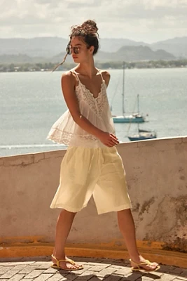 Saylor Poplin Pull-On Shorts