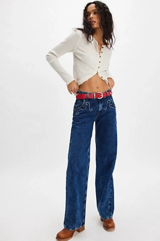 Understated Leather Money Maker Jeans