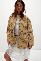We The Free Printed Denim Barn Coat
