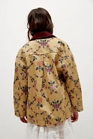 We The Free Printed Denim Barn Coat