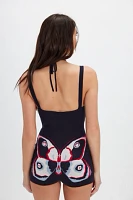 Stoned Immaculate Butterflies Are Free Romper