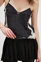 Understated Leather Sonny Pleated Mini Skirt